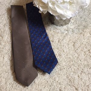 ❗️SALE❗️Christian Dior Ties 1 Silk, 1 Silk Blend